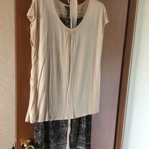 Woman’s skirt and top